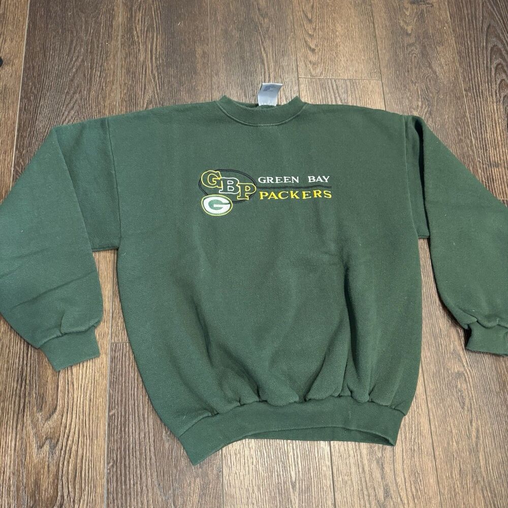 Vintage Green Bay Packers Sweatshirt Logo 7 NFL Crewneck – Men’s Size Large